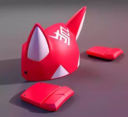 Kiriko Kitsune mask headband and Armor for gloves Overwatch 2