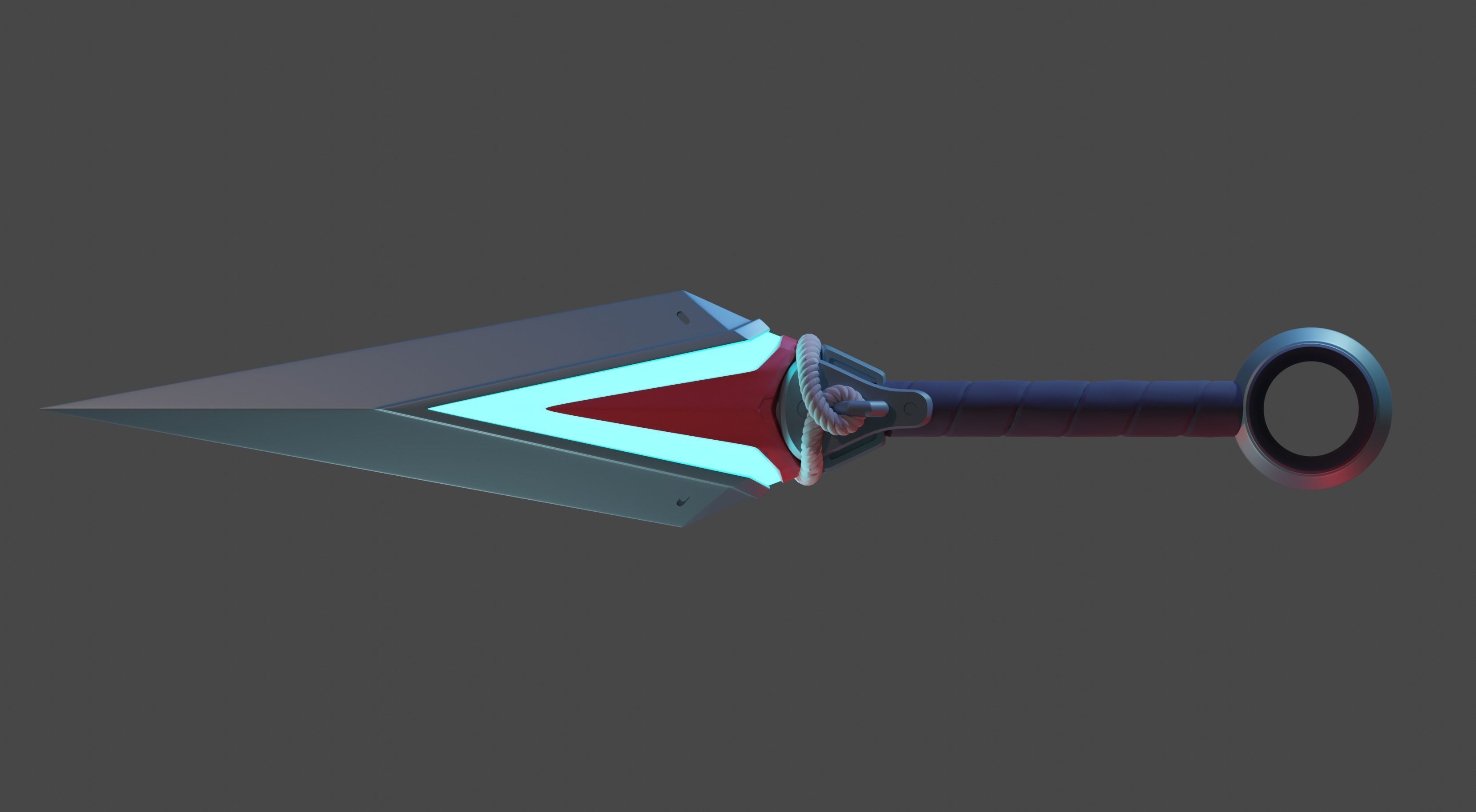 Kiriko kunai from Overwatch 2 - cosplay props  3D print model_4