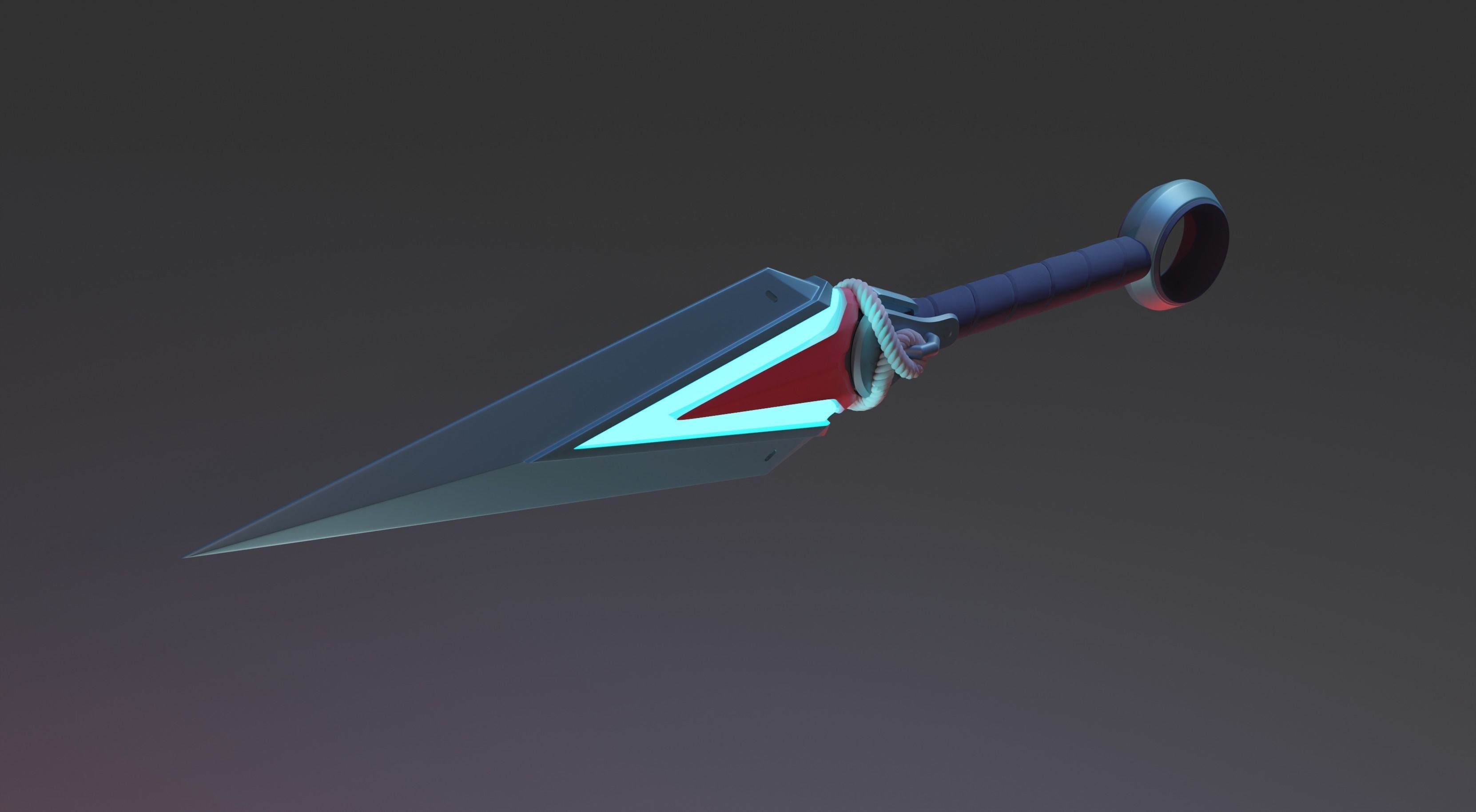 Kiriko kunai from Overwatch 2 - cosplay props  3D print model_3