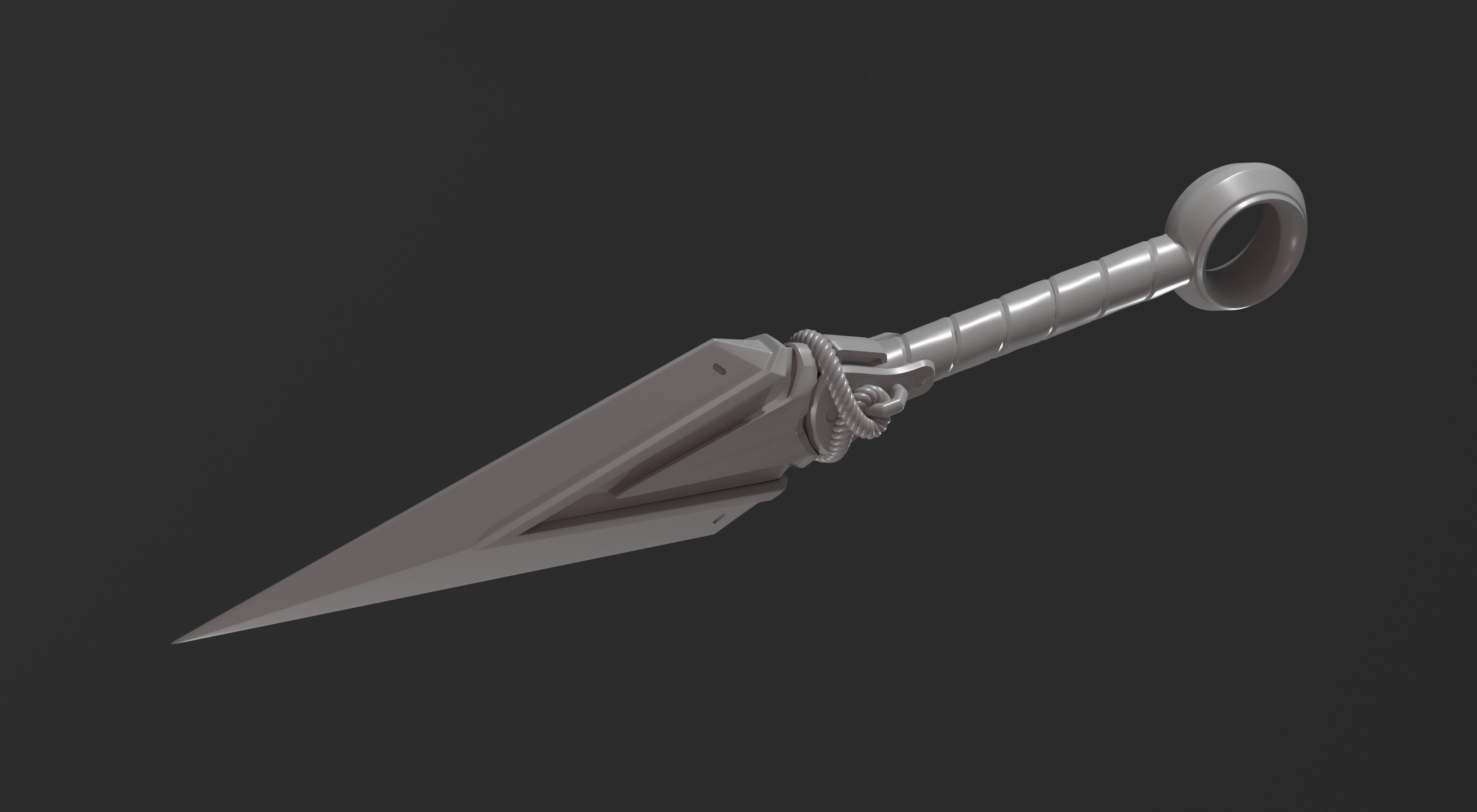 Kiriko kunai from Overwatch 2 - cosplay props  3D print model_6