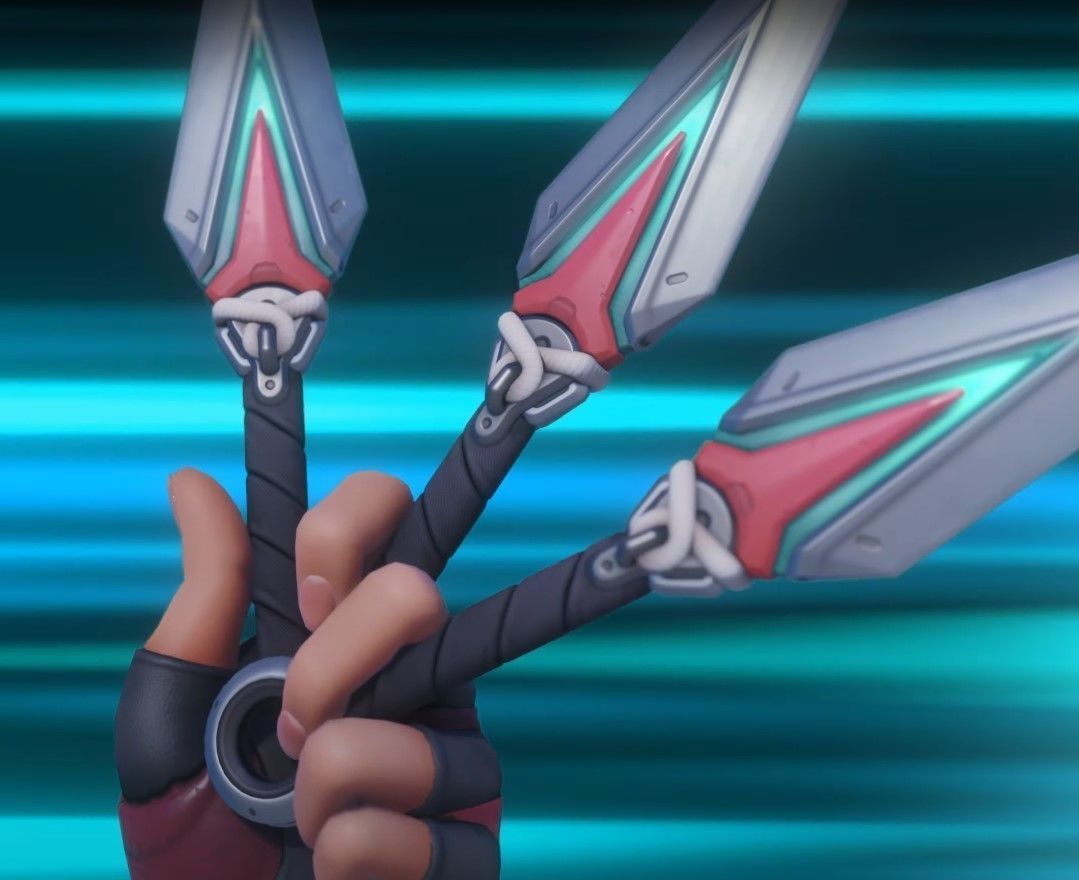 Kiriko kunai from Overwatch 2 - cosplay props  3D print model_8