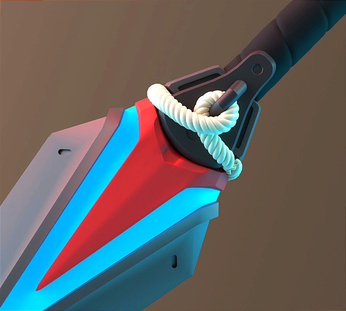 Kiriko kunai from Overwatch 2 - cosplay props  3D print model_1