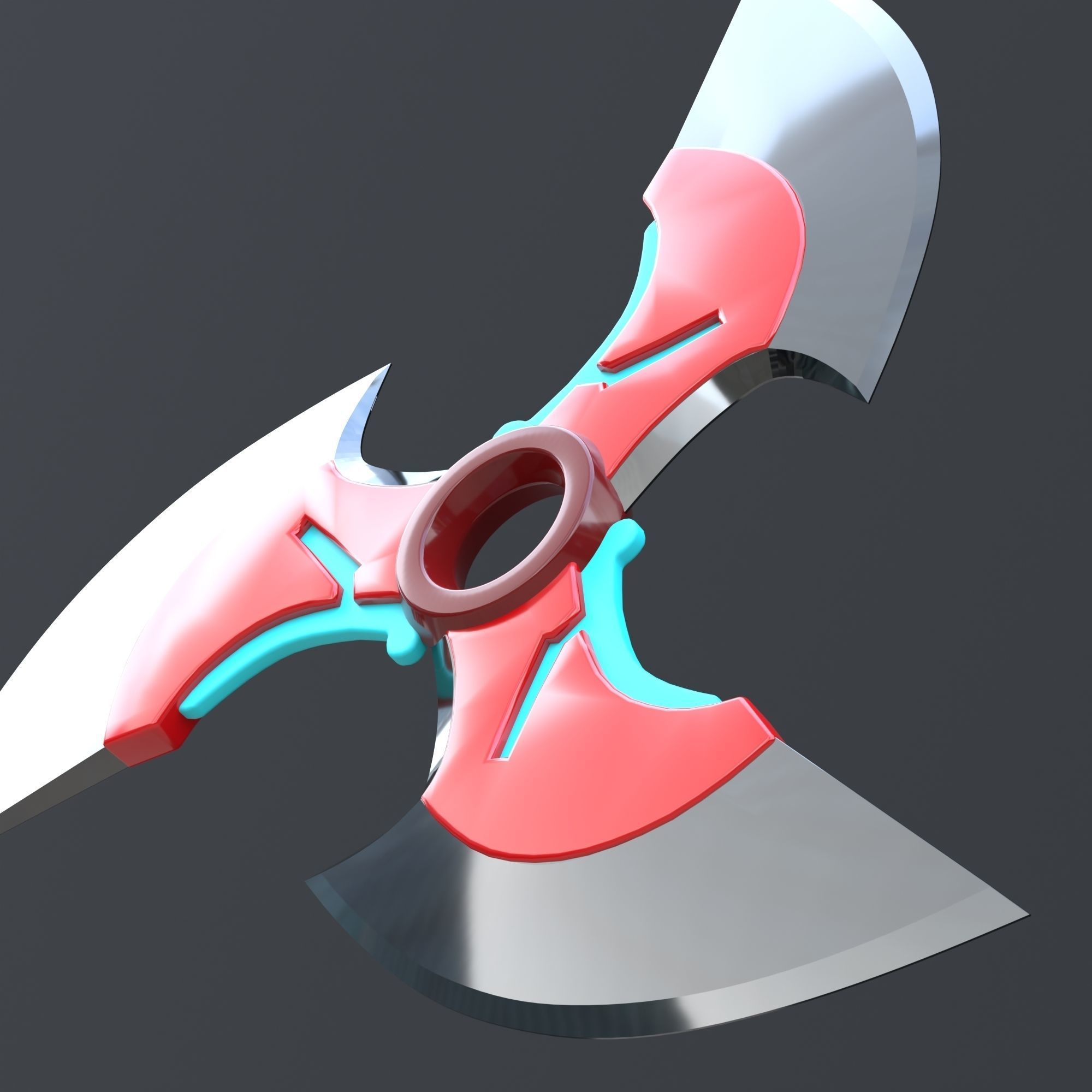 Overwatch 2 - Genji Cyber Demon shuriken - cosplay props 3D print model_2