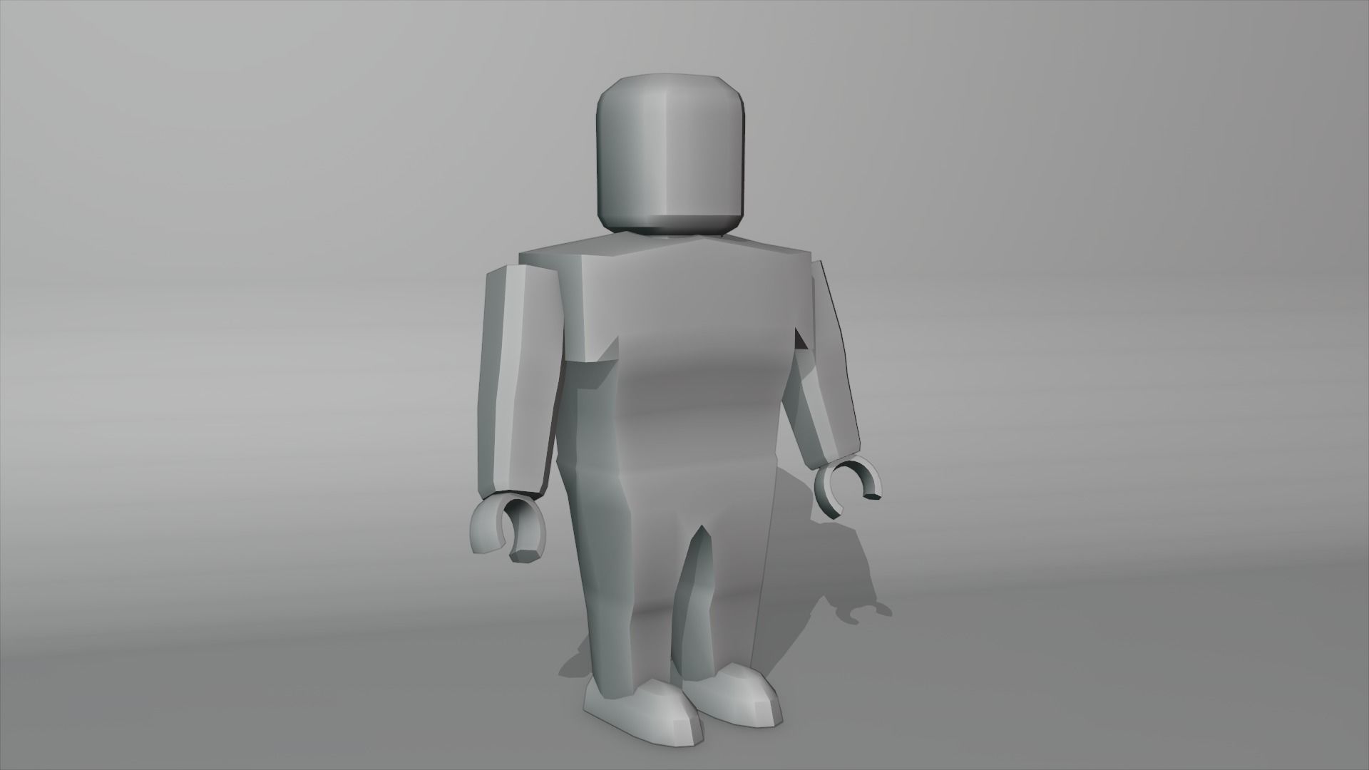 Low Poly Roblox Character Fully Rigged and Ready for Action Low-poly 3D model_3