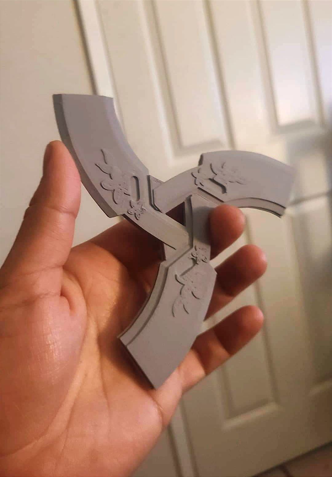 Genji Cyber Demon shuriken - Overwatch 2 - cosplay props 3D print model_1