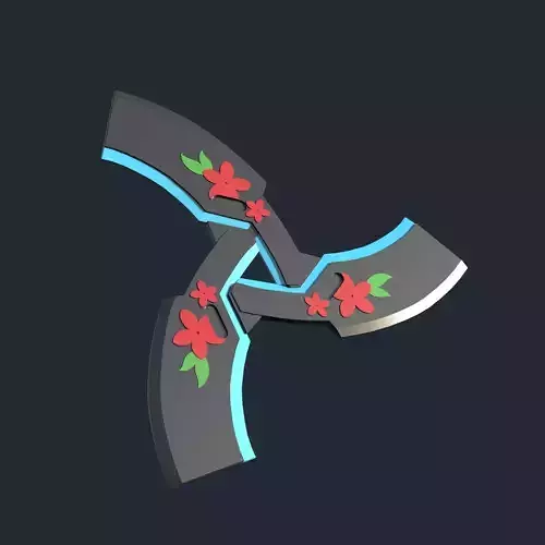 Genji Cyber Demon shuriken - Overwatch 2 - cosplay props