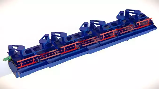 flotation machine 3D model