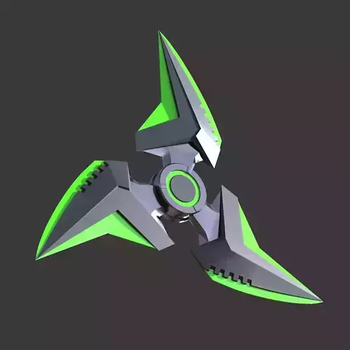 Overwatch 2 - Genji Shimada shuriken - cosplay props 3D print model