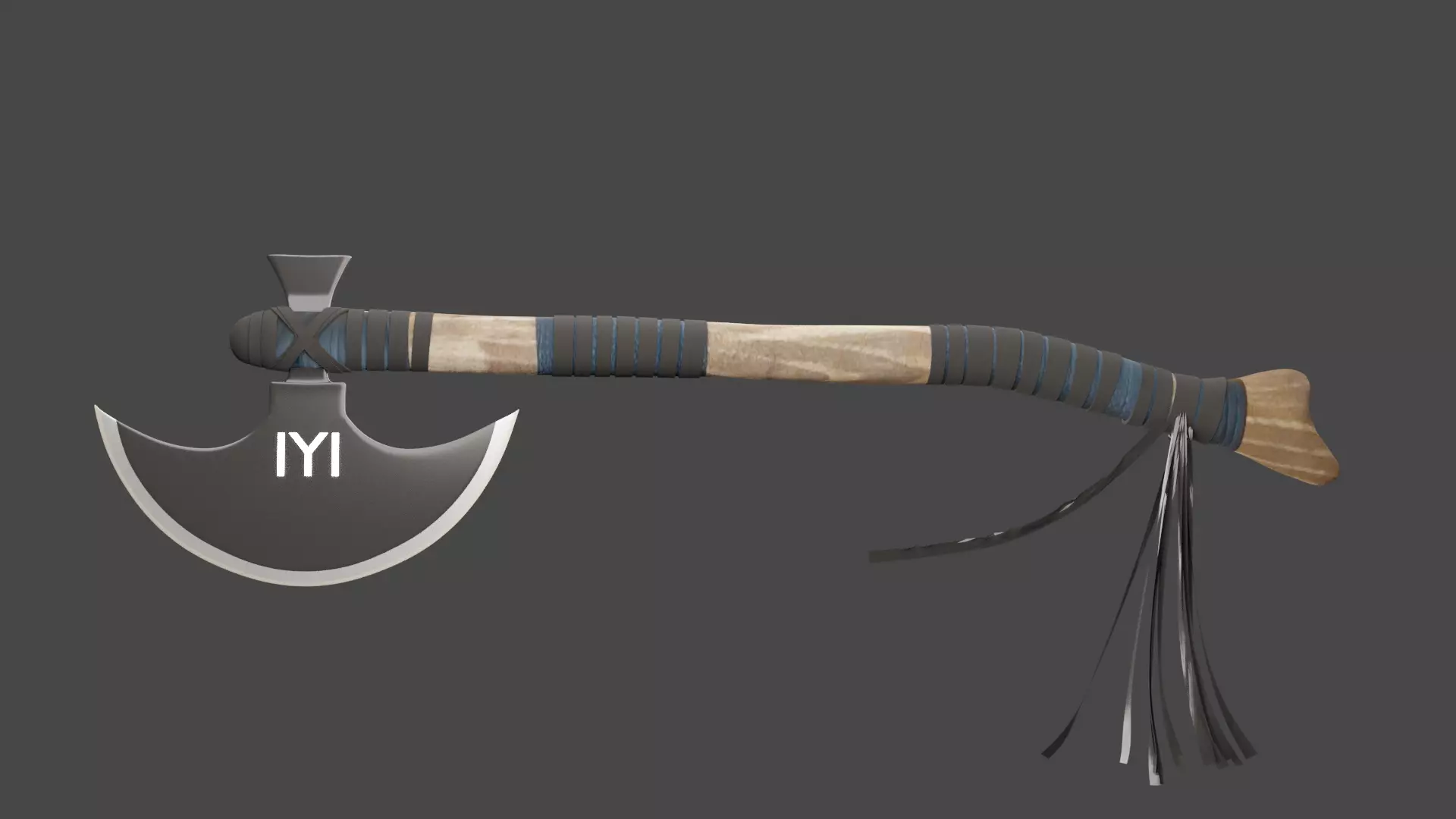 Turgut Alp Axe From Dirilis Ertugrul Free 3D Model Free low-poly 3D model