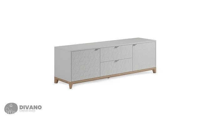 OM TV Stand CASE 074 3D model