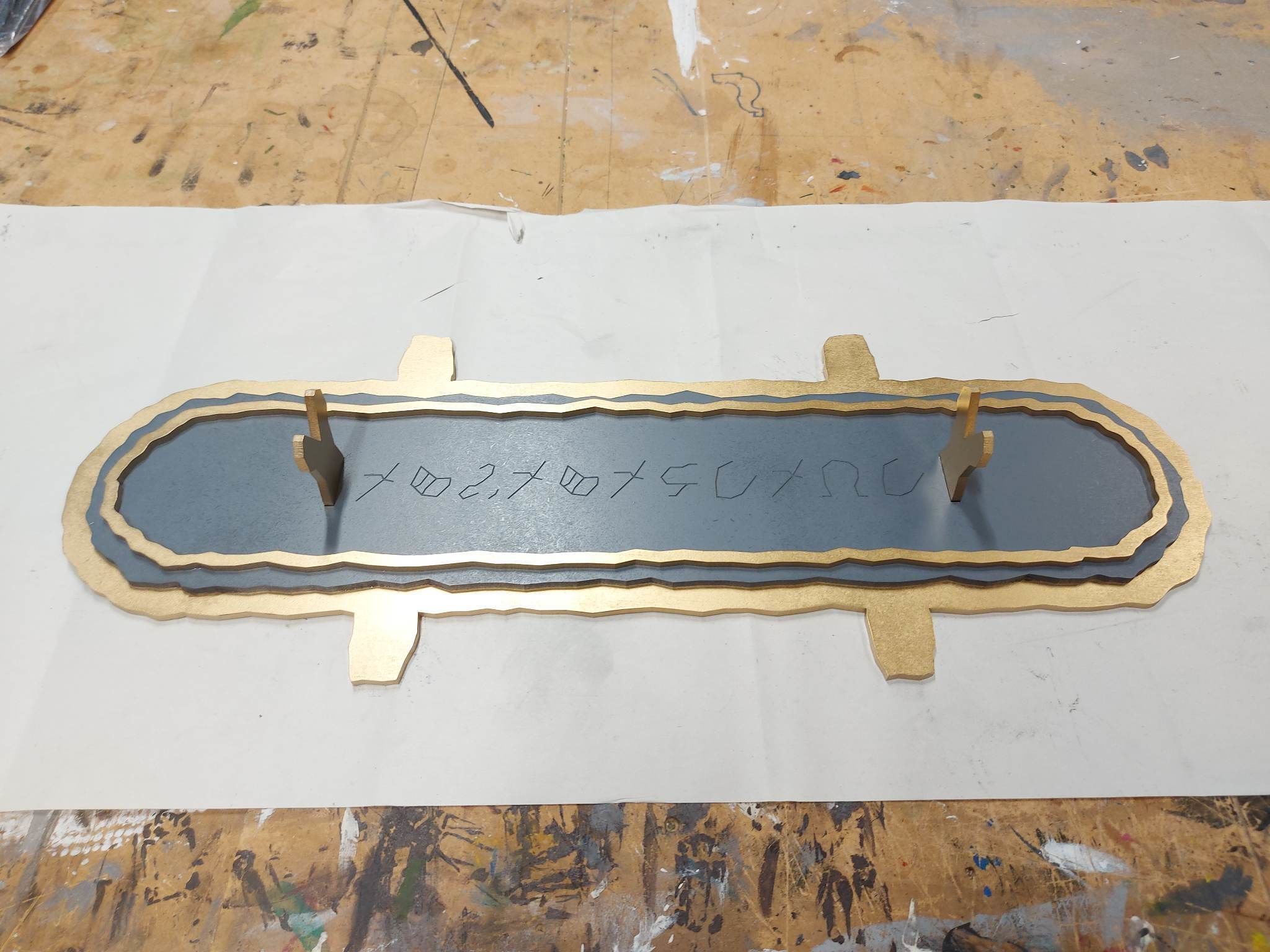 Original Tentetsutou Double Edged Sword STL 3D print model_3