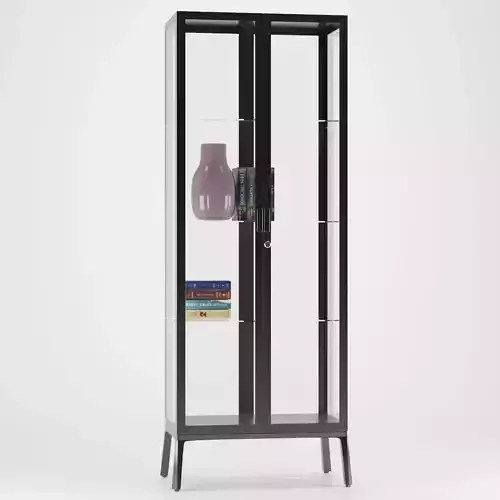 IKEA MILSBO Glass-door cabinet 3D model