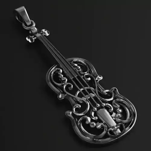 Violin pendant