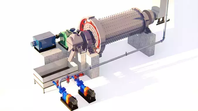 Ballmill 3D model