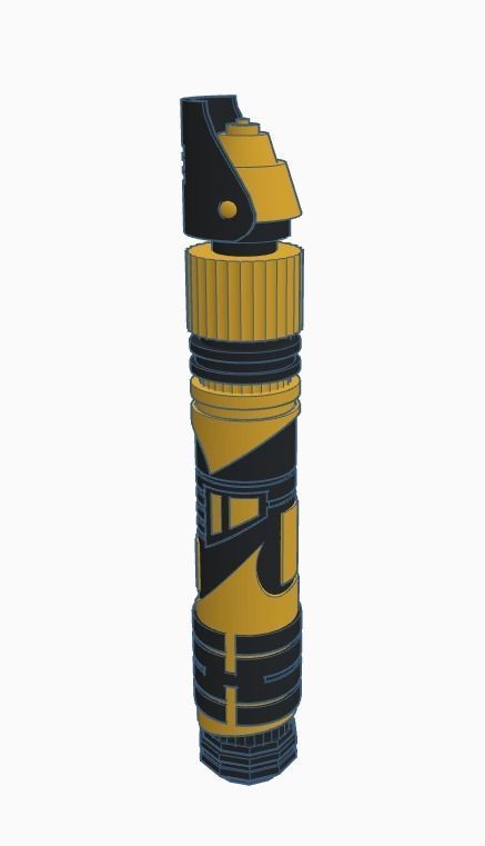 Original Serenity Lightsaber Hilt STL 3D print model_2