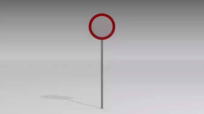 Traffic prohibited sign