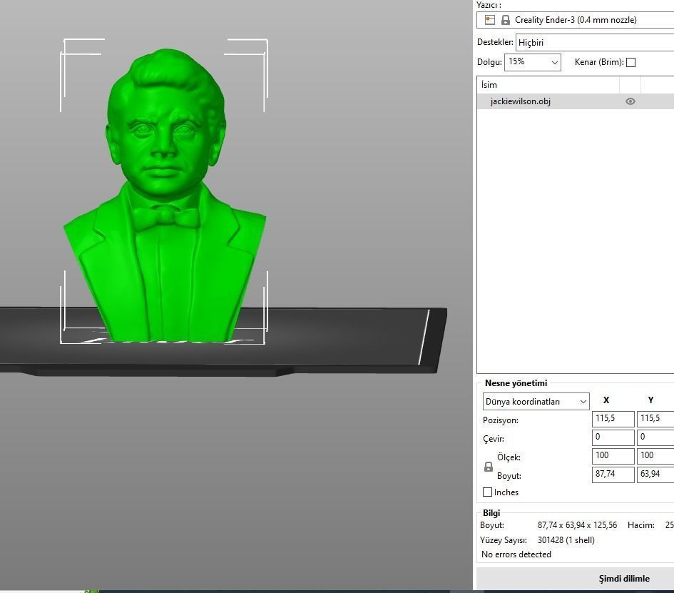Jackie Wilson 3D print model_12