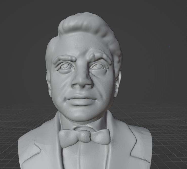 Jackie Wilson 3D print model_1
