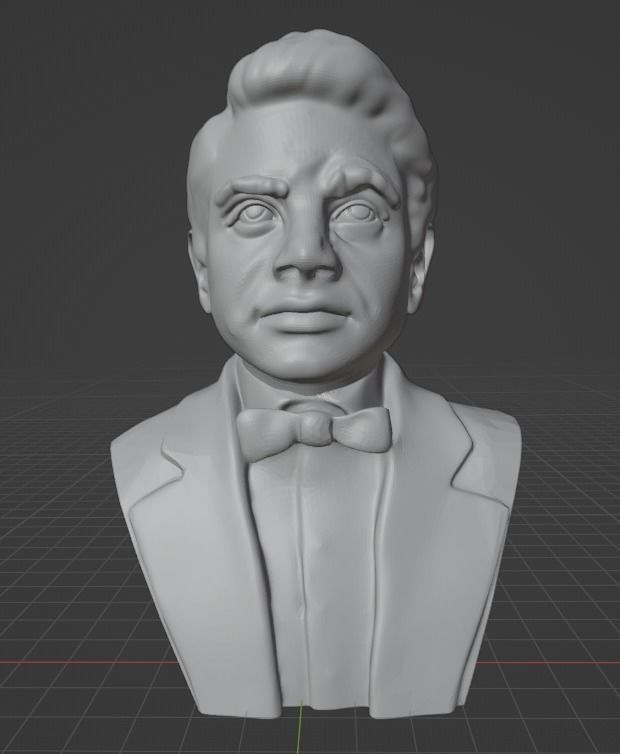 Jackie Wilson 3D print model_10