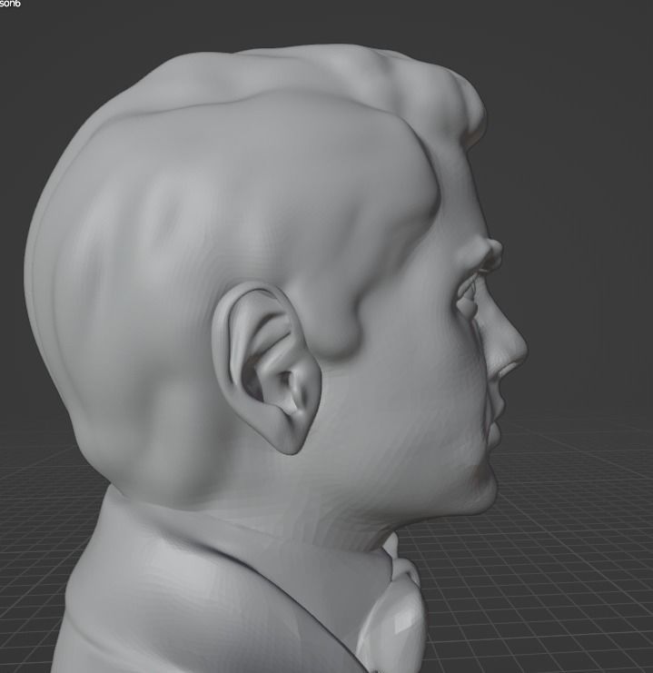 Jackie Wilson 3D print model_6
