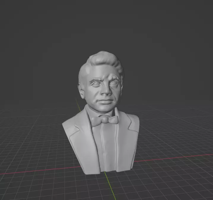 Jackie Wilson 3D print model_0