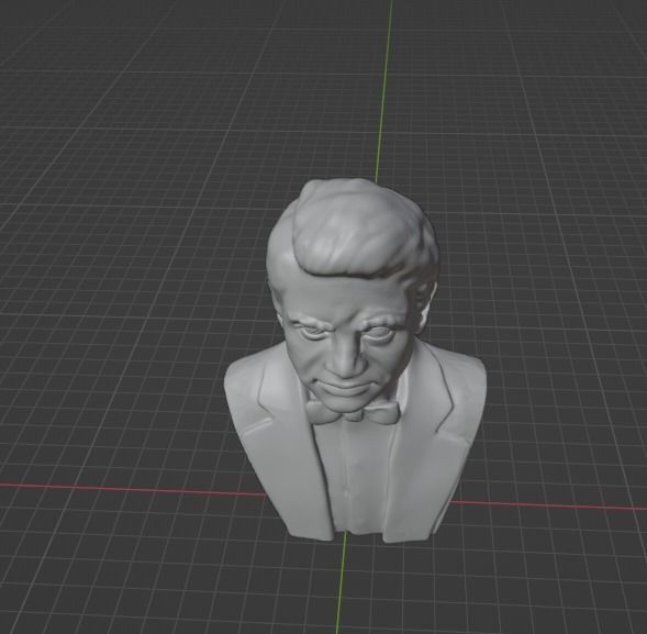 Jackie Wilson 3D print model_3