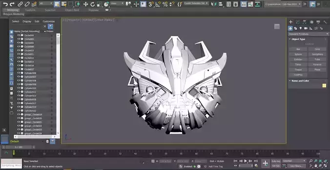 Transformers Bone Crusher Head High Quality Printable 3Ds Model