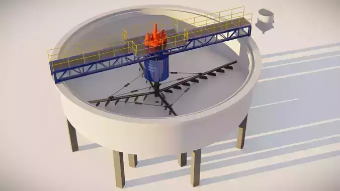 thickener 3D model