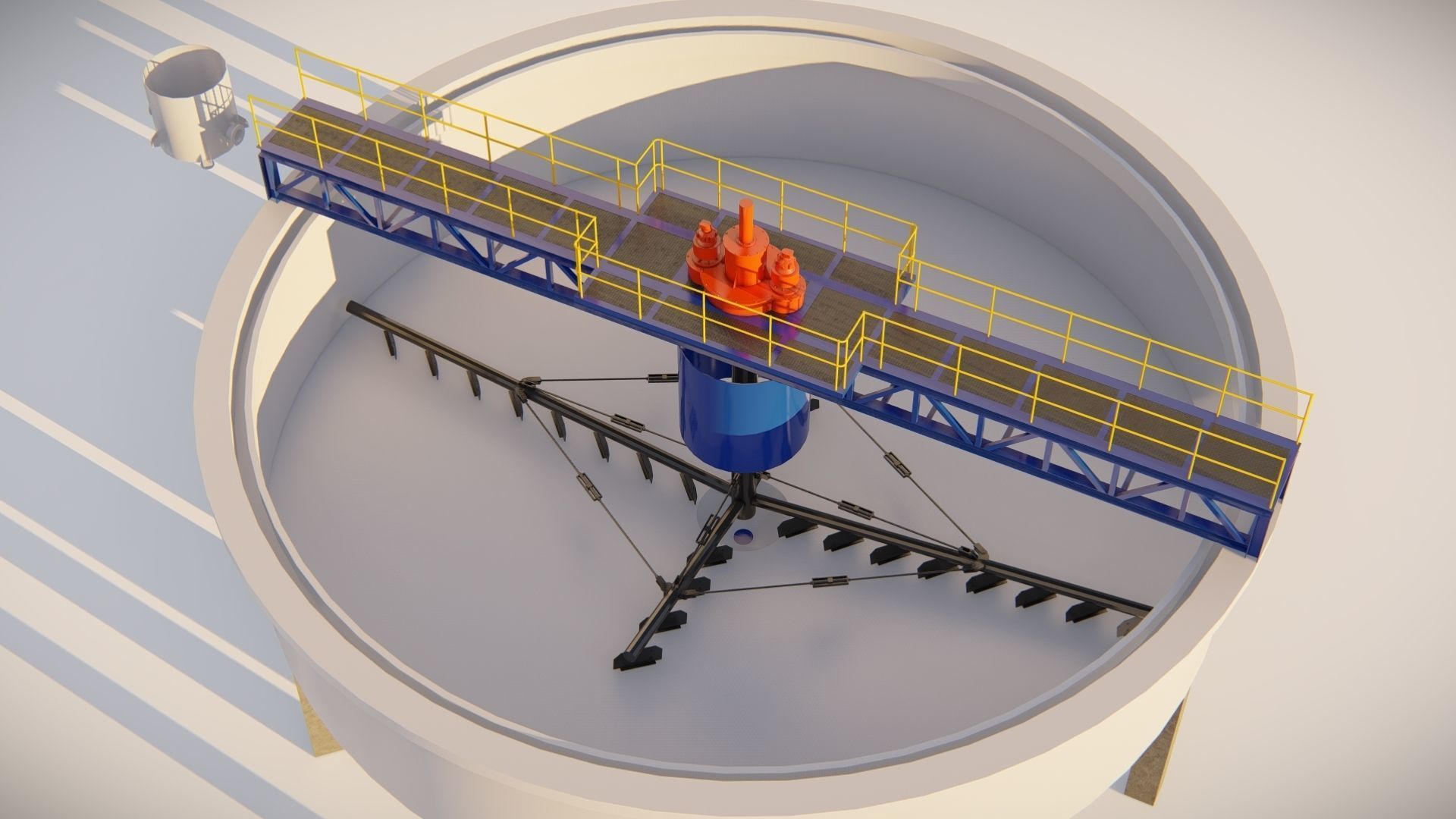 thickener 3D model_2