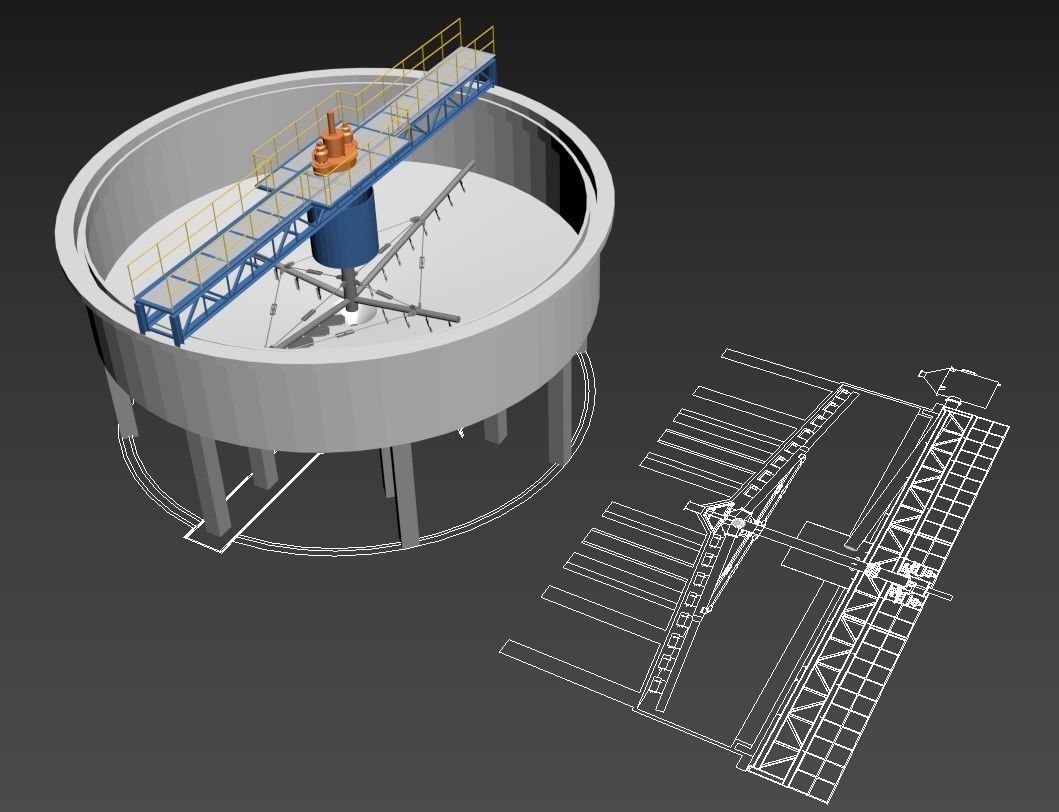 thickener 3D model_5
