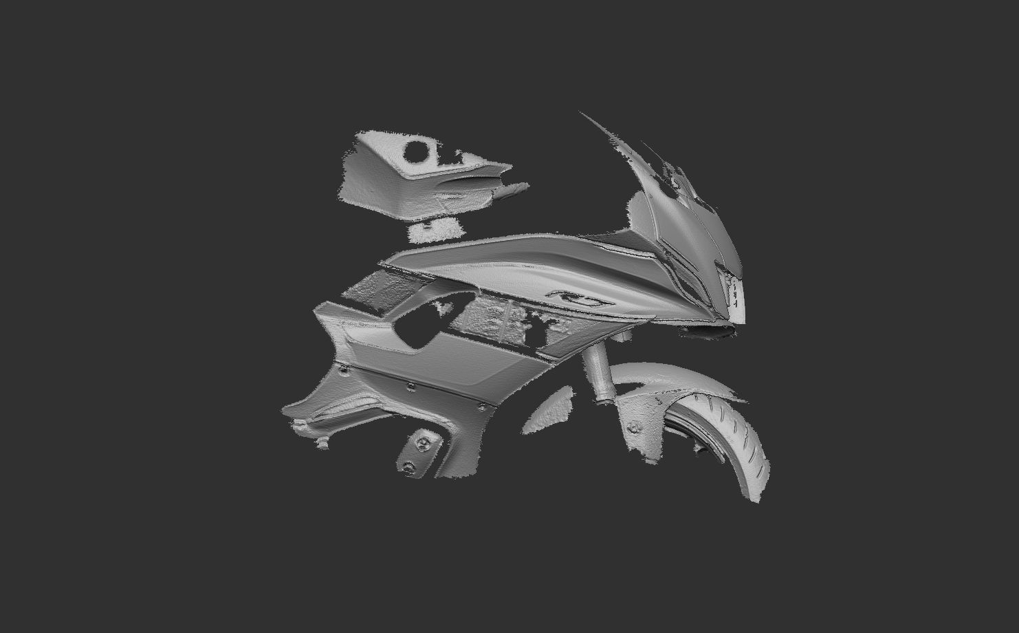 YAMAHA-R7-2020 3D model_2