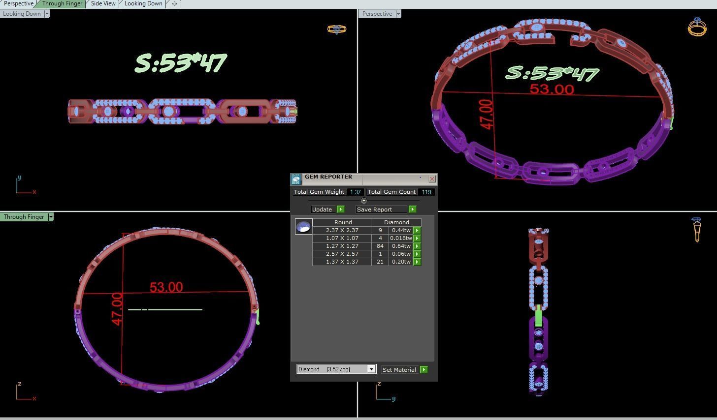 Bracelet 3D print model_1