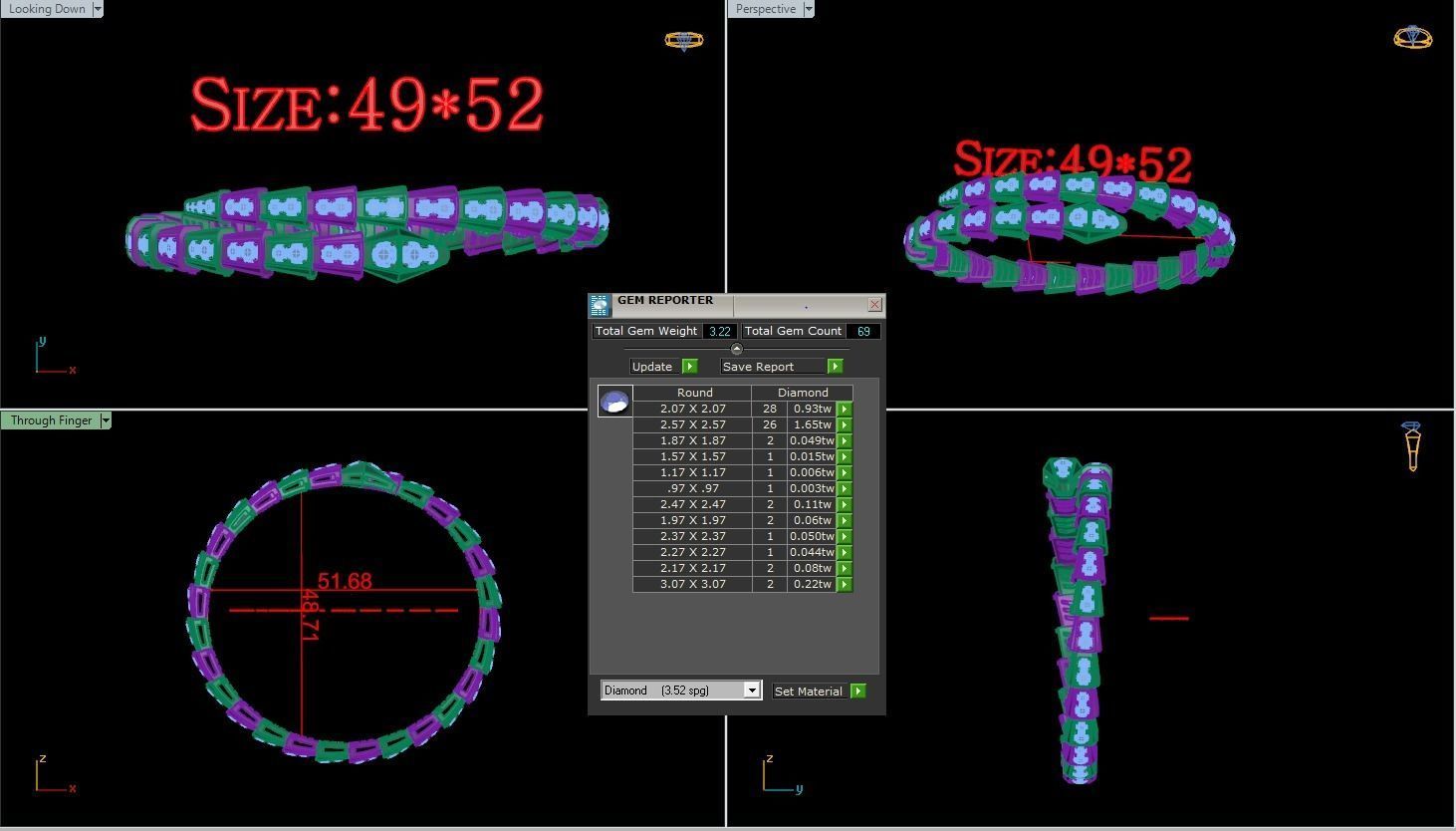 Bracelet Snake 3D print model_1