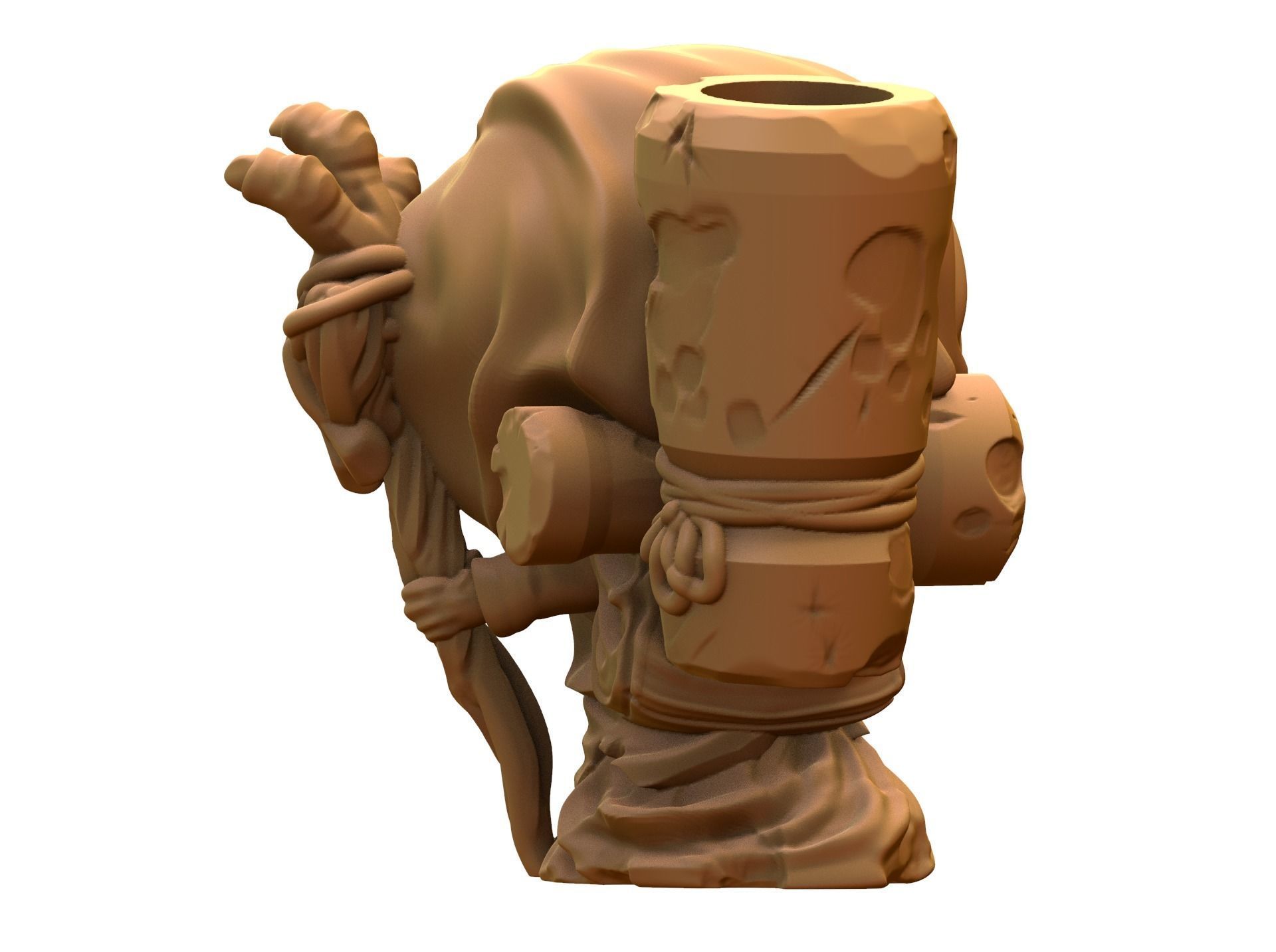 Baba Yaga  3D model_1
