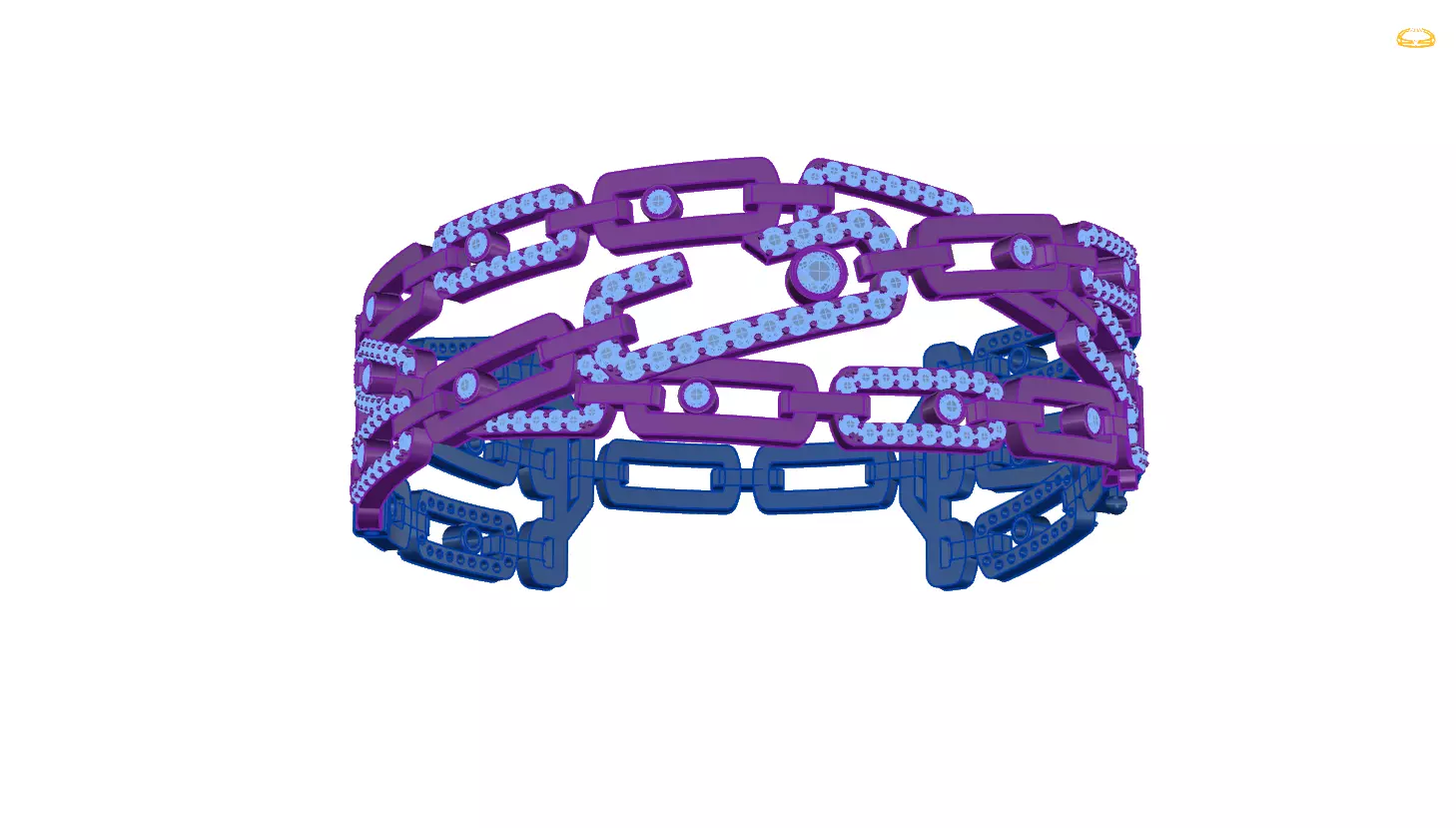 bracelet 3D print model_0