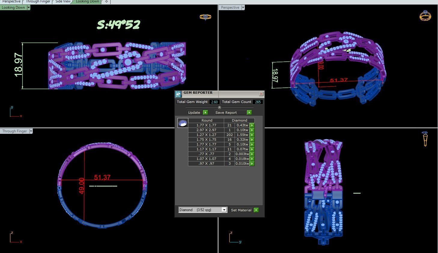 bracelet 3D print model_1