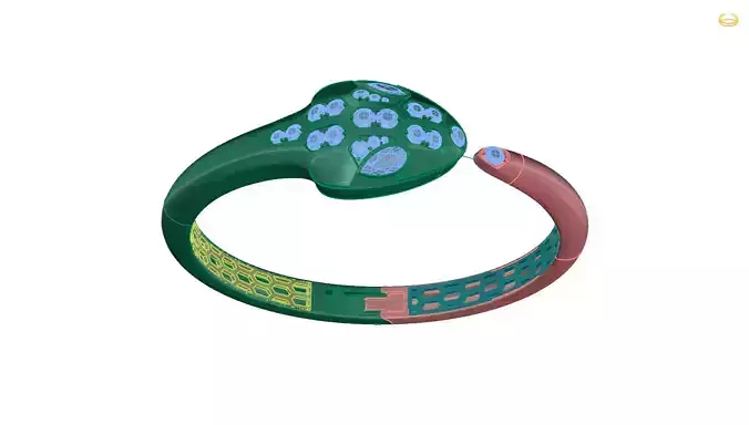 Bracelet Snake 3D print model