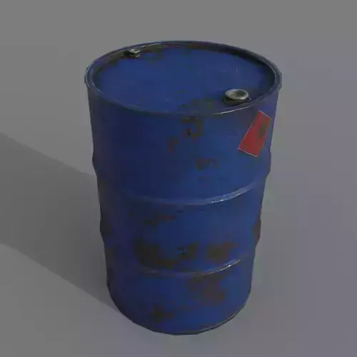Barrel 200 liters Blue Rust