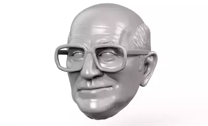 Uncle Junior Soprano Dominic Chianese action figure head 3D print model