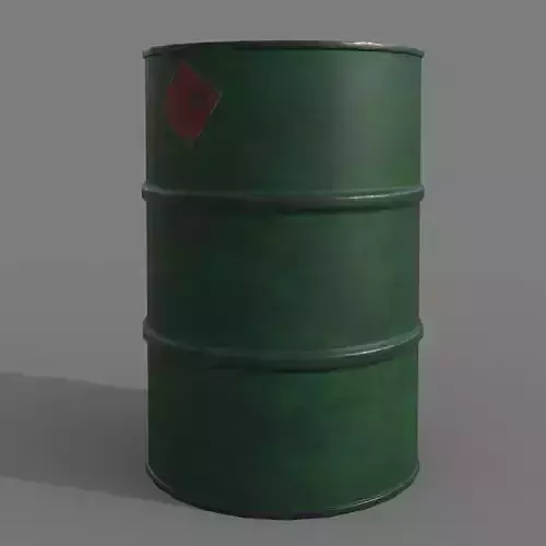 Barrel 200 liters Green Dirt