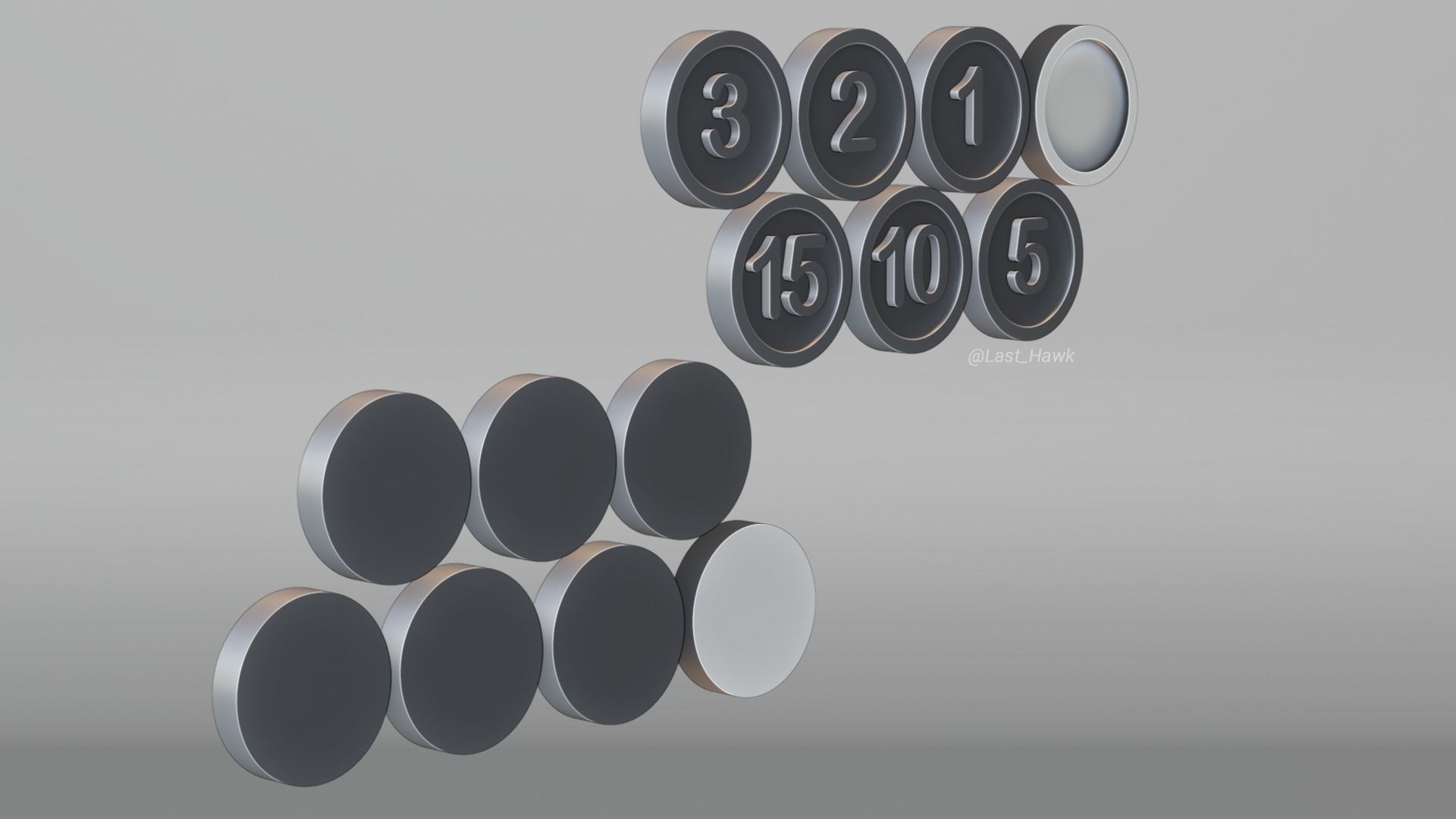 Coins for tabletop games Free 3D print model_5