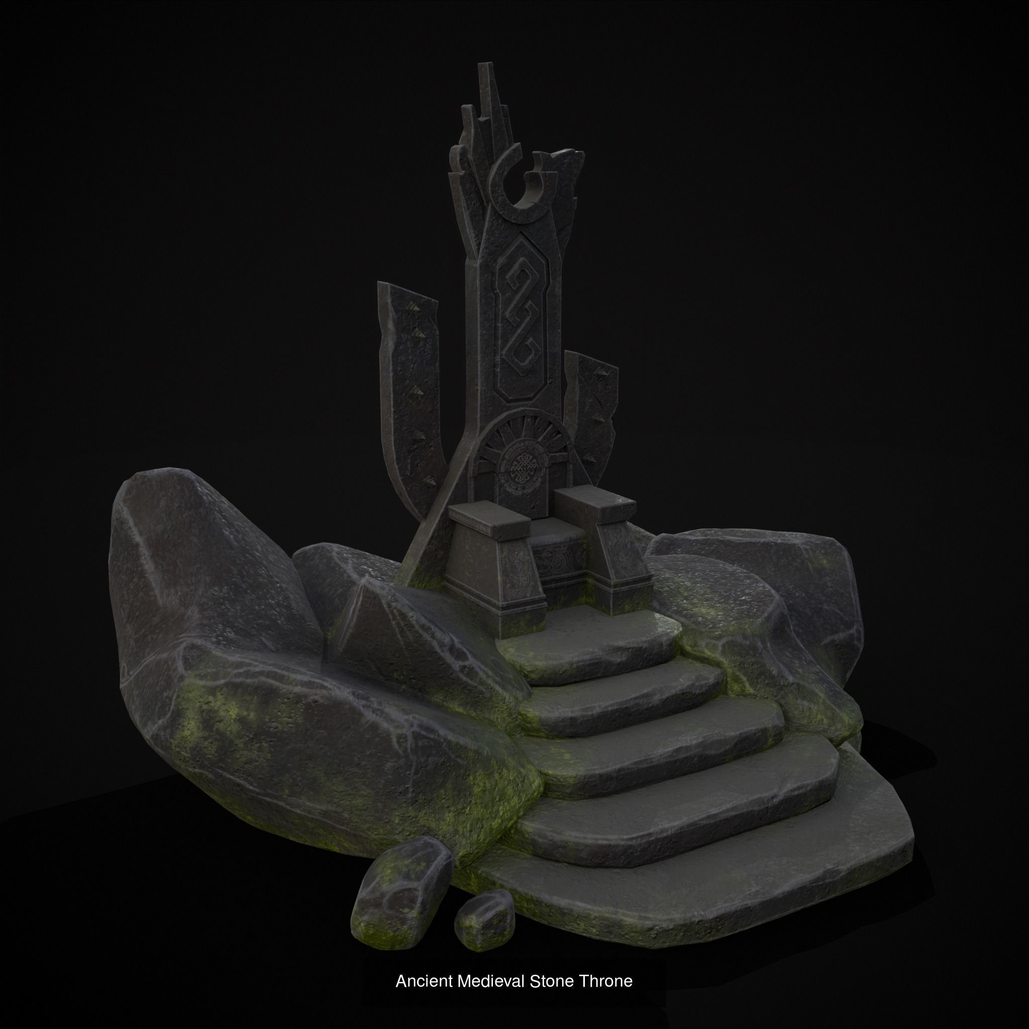 Four Thrones 3D Model Collection_8