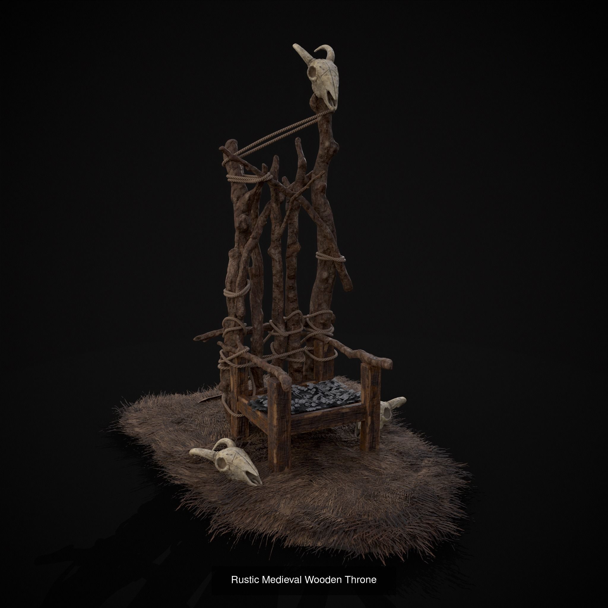 Four Thrones 3D Model Collection_9