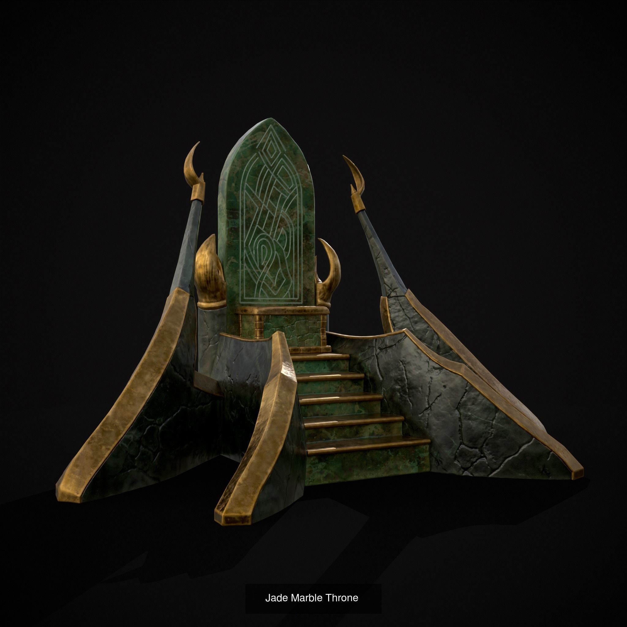 Four Thrones 3D Model Collection_7