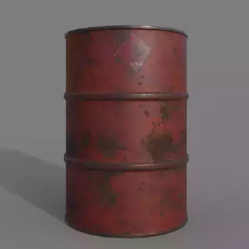 Barrel 200 liters Red Rust