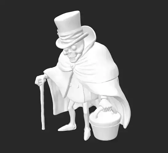 Haunted Mansion Hatbox Ghost  3D print model