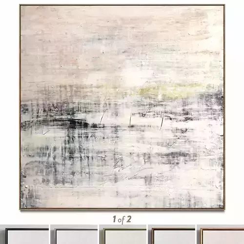 Plaster two square photo frames 59