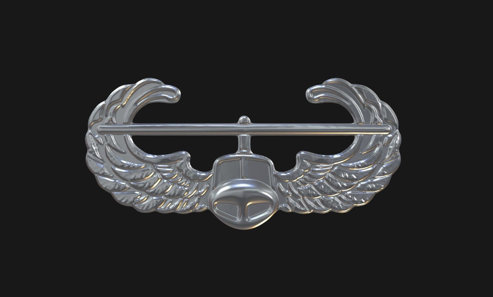 Air Assault Badge 3D print model_6