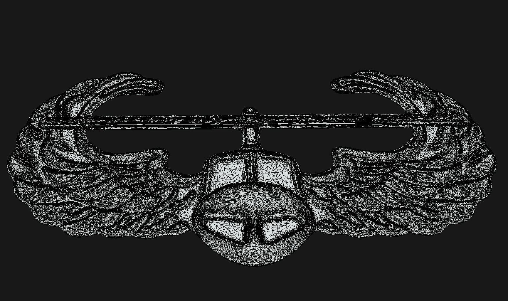 Air Assault Badge 3D print model_3