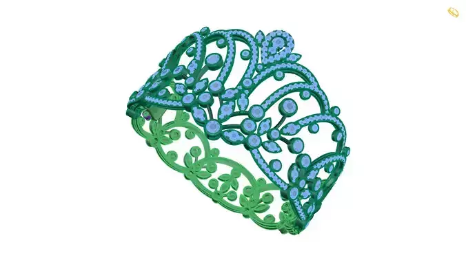 bracelet Diamond 3D print model